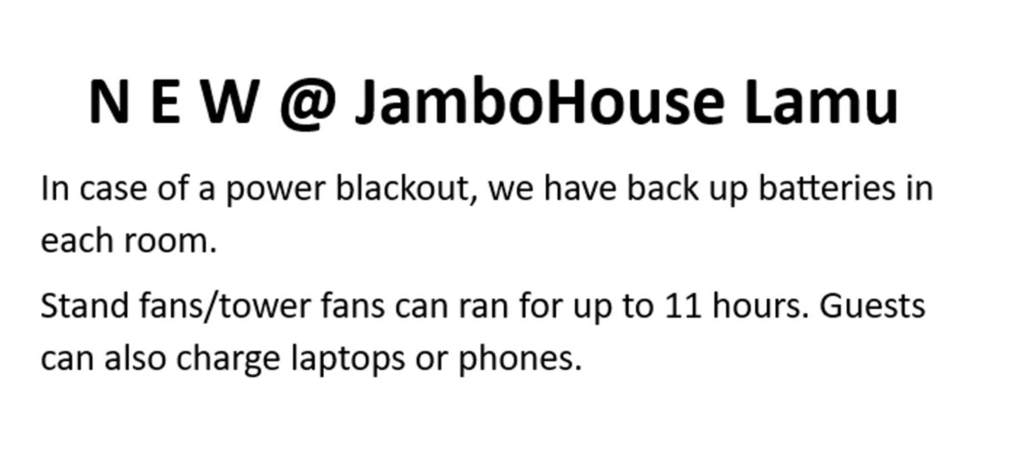 Jambohouse Lamu Exterior foto